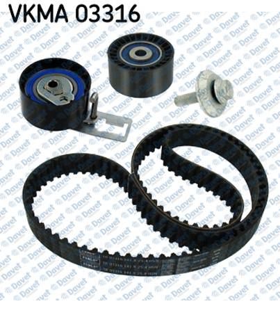 SKF VKMA 03316 Eksantrik Gergi Kiti (141x254) P207 P208 P301 P308 P3008 P5008 Partn Berlin C3 1.6hdi 08>Cmax Fiesta